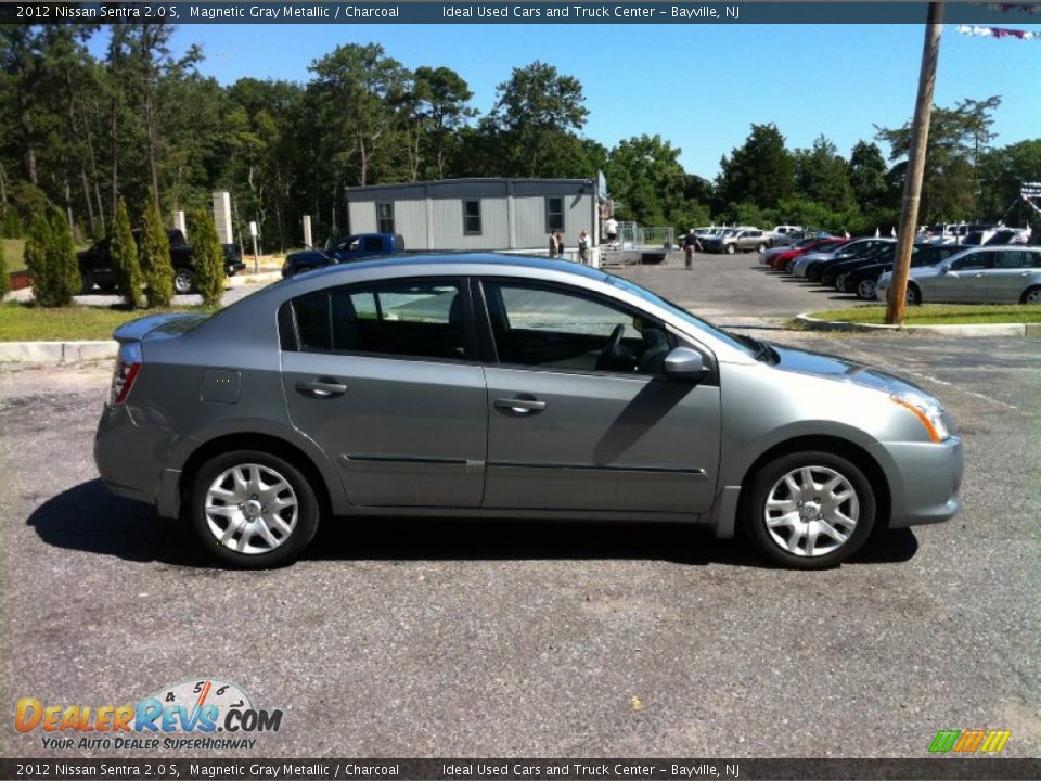 2012 Nissan Sentra 2.0 S Magnetic Gray Metallic / Charcoal Photo #7