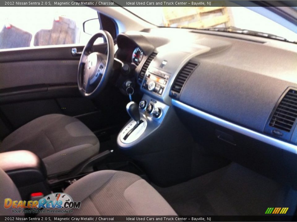 2012 Nissan Sentra 2.0 S Magnetic Gray Metallic / Charcoal Photo #9