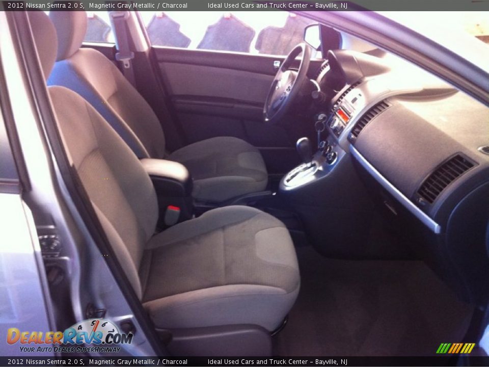 2012 Nissan Sentra 2.0 S Magnetic Gray Metallic / Charcoal Photo #10