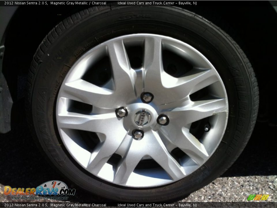 2012 Nissan Sentra 2.0 S Magnetic Gray Metallic / Charcoal Photo #13