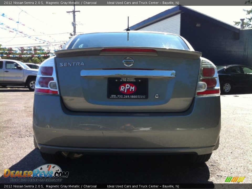 2012 Nissan Sentra 2.0 S Magnetic Gray Metallic / Charcoal Photo #15
