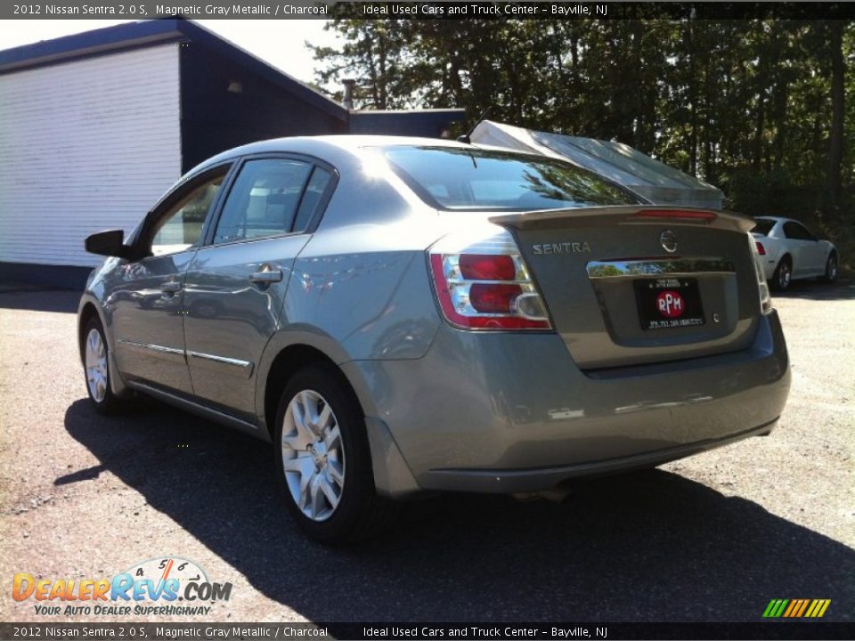 2012 Nissan Sentra 2.0 S Magnetic Gray Metallic / Charcoal Photo #16