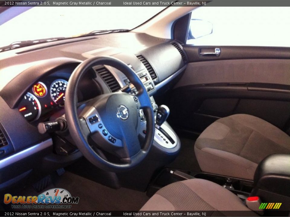 2012 Nissan Sentra 2.0 S Magnetic Gray Metallic / Charcoal Photo #21
