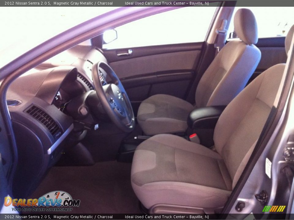 2012 Nissan Sentra 2.0 S Magnetic Gray Metallic / Charcoal Photo #22