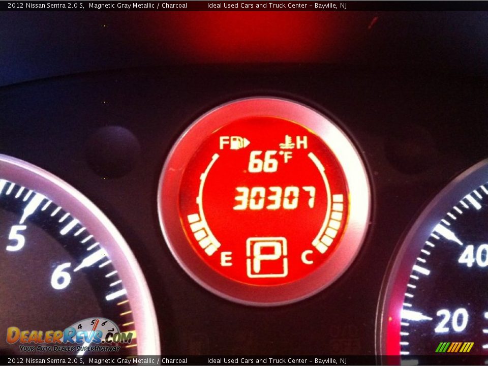 2012 Nissan Sentra 2.0 S Magnetic Gray Metallic / Charcoal Photo #26