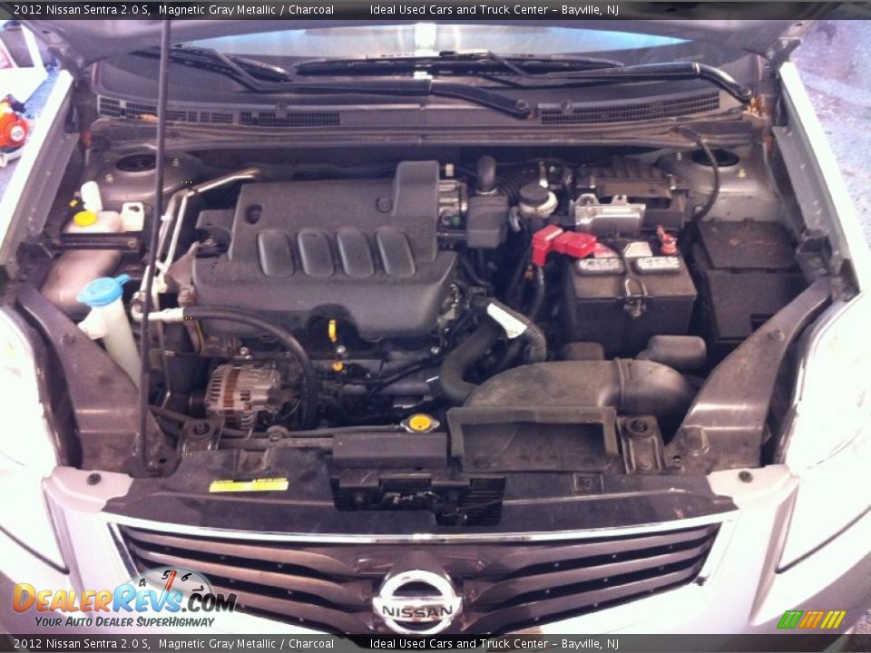 2012 Nissan Sentra 2.0 S Magnetic Gray Metallic / Charcoal Photo #27