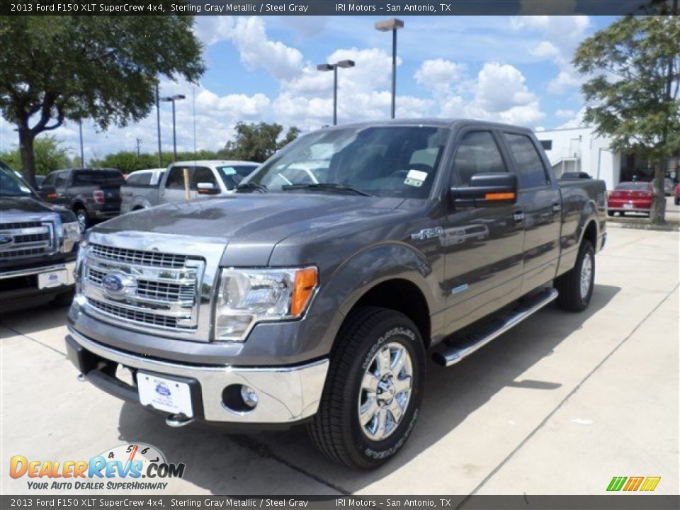 2013 Ford F150 XLT SuperCrew 4x4 Sterling Gray Metallic / Steel Gray Photo #1