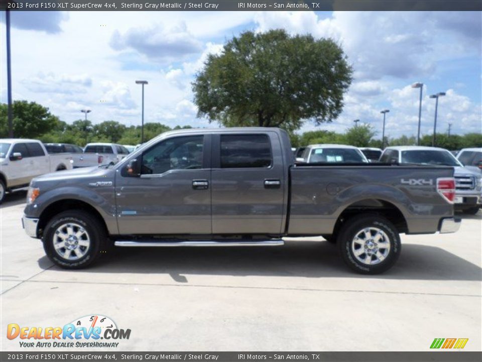 2013 Ford F150 XLT SuperCrew 4x4 Sterling Gray Metallic / Steel Gray Photo #2