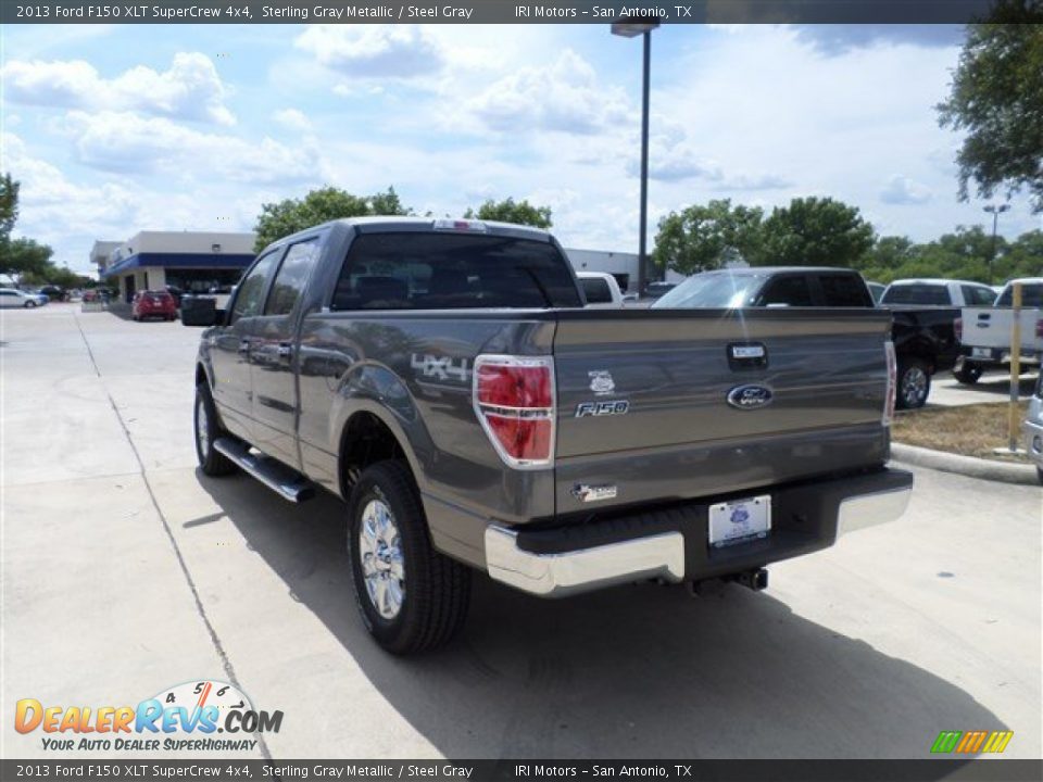2013 Ford F150 XLT SuperCrew 4x4 Sterling Gray Metallic / Steel Gray Photo #3