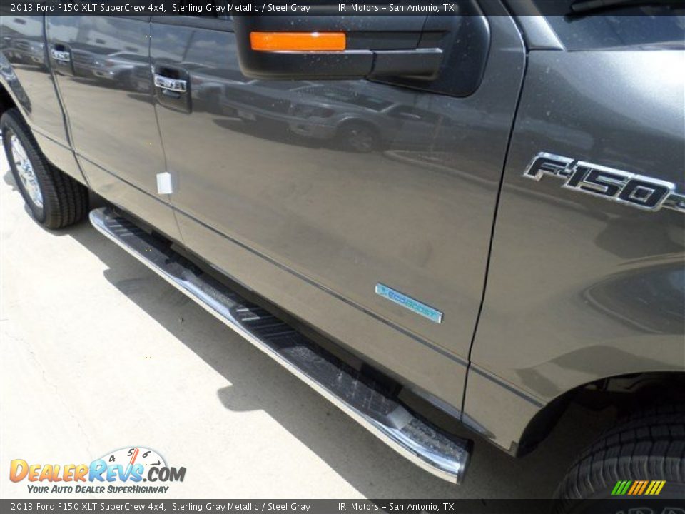 2013 Ford F150 XLT SuperCrew 4x4 Sterling Gray Metallic / Steel Gray Photo #9