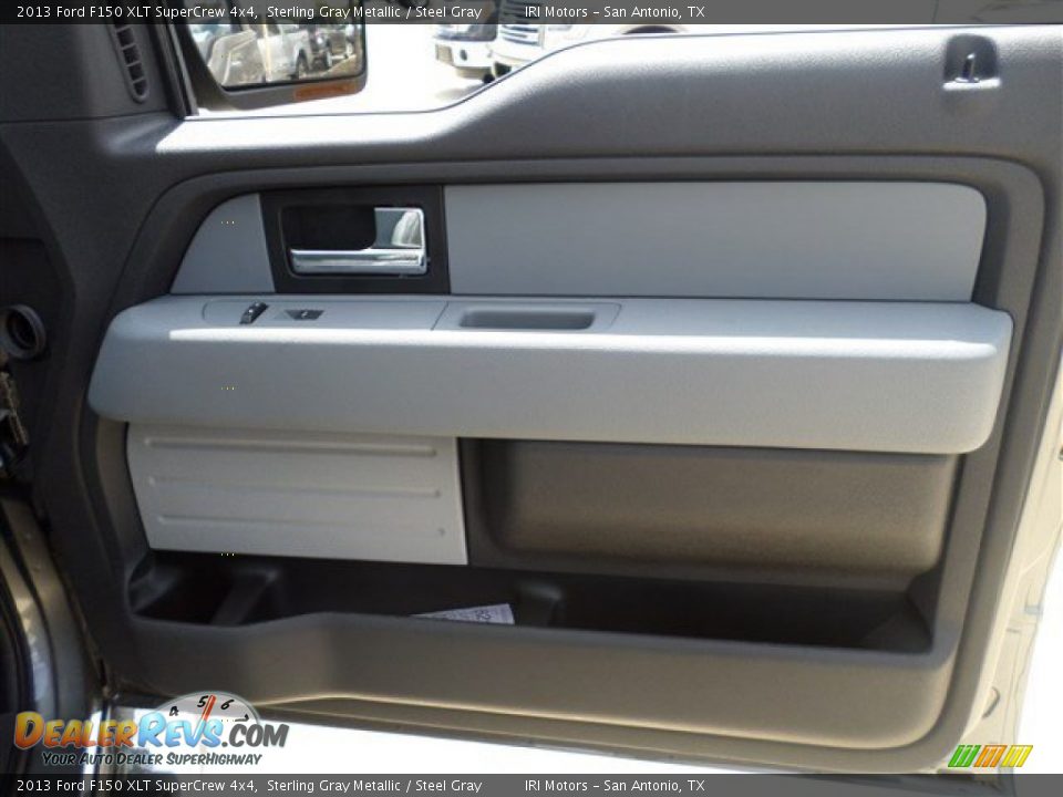 2013 Ford F150 XLT SuperCrew 4x4 Sterling Gray Metallic / Steel Gray Photo #10