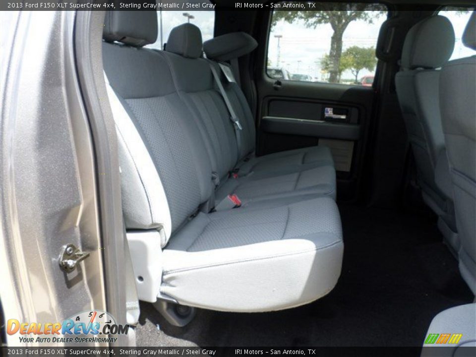 2013 Ford F150 XLT SuperCrew 4x4 Sterling Gray Metallic / Steel Gray Photo #12