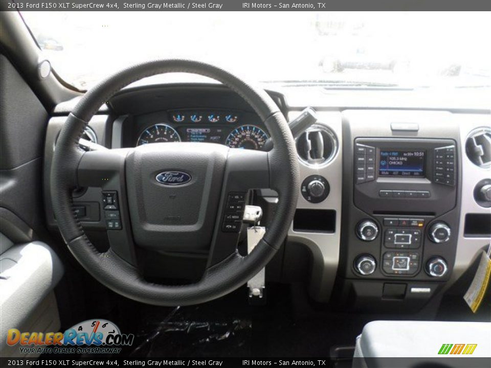 2013 Ford F150 XLT SuperCrew 4x4 Sterling Gray Metallic / Steel Gray Photo #13