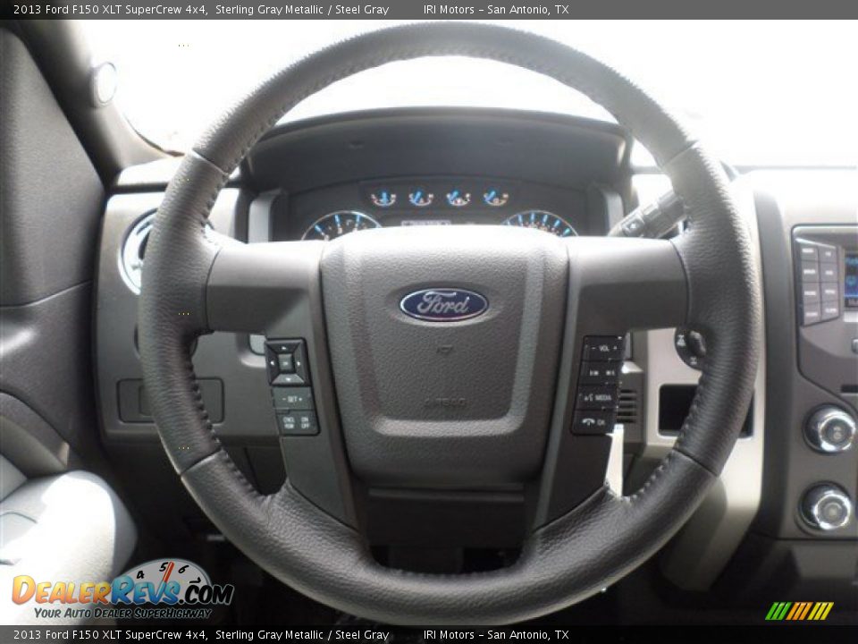 2013 Ford F150 XLT SuperCrew 4x4 Sterling Gray Metallic / Steel Gray Photo #14