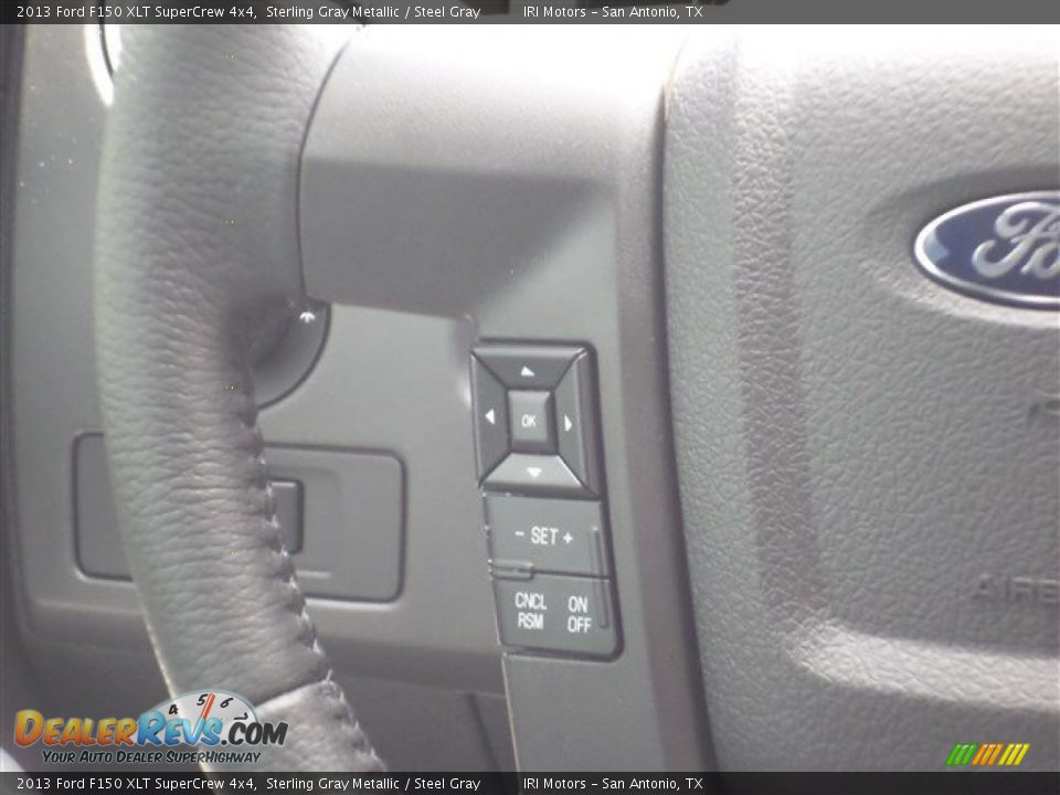 2013 Ford F150 XLT SuperCrew 4x4 Sterling Gray Metallic / Steel Gray Photo #15