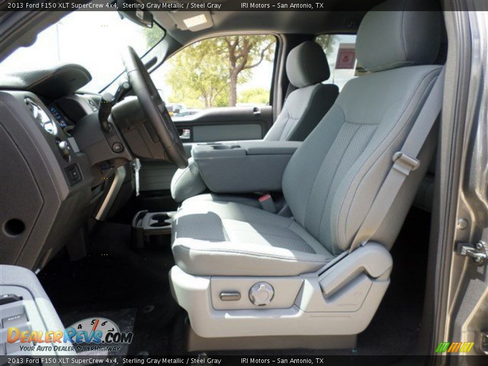 2013 Ford F150 XLT SuperCrew 4x4 Sterling Gray Metallic / Steel Gray Photo #18