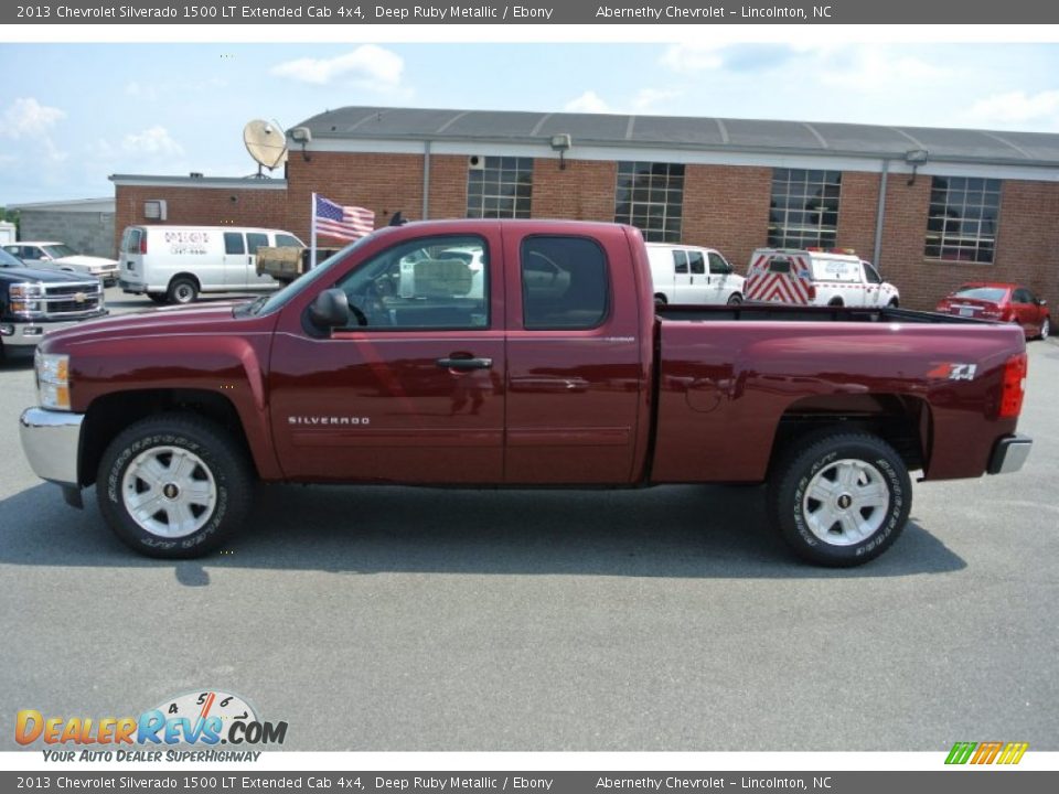 2013 Chevrolet Silverado 1500 LT Extended Cab 4x4 Deep Ruby Metallic / Ebony Photo #3