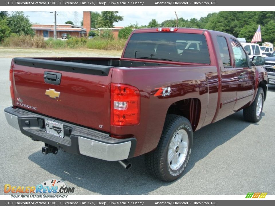 2013 Chevrolet Silverado 1500 LT Extended Cab 4x4 Deep Ruby Metallic / Ebony Photo #5