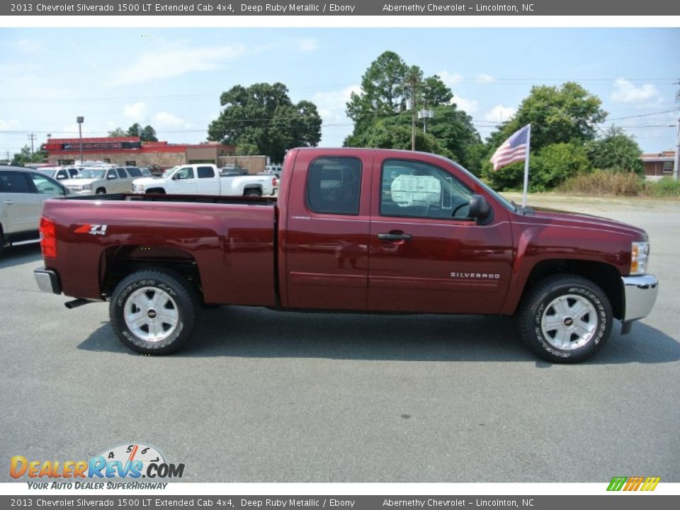2013 Chevrolet Silverado 1500 LT Extended Cab 4x4 Deep Ruby Metallic / Ebony Photo #6