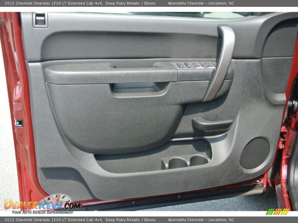2013 Chevrolet Silverado 1500 LT Extended Cab 4x4 Deep Ruby Metallic / Ebony Photo #9