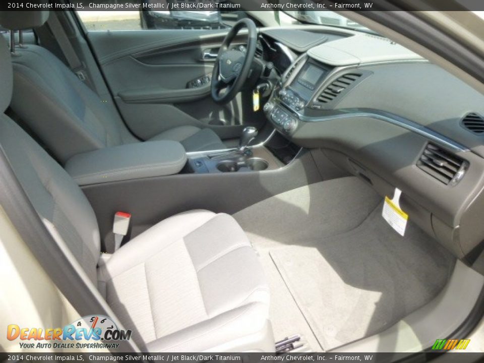 2014 Chevrolet Impala LS Champagne Silver Metallic / Jet Black/Dark Titanium Photo #10