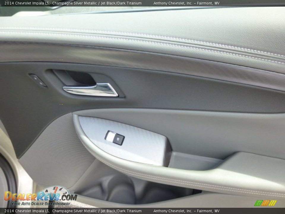 2014 Chevrolet Impala LS Champagne Silver Metallic / Jet Black/Dark Titanium Photo #11