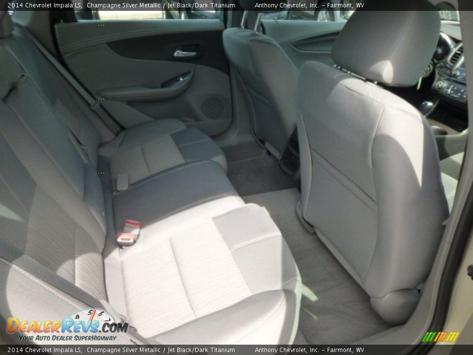 2014 Chevrolet Impala LS Champagne Silver Metallic / Jet Black/Dark Titanium Photo #12