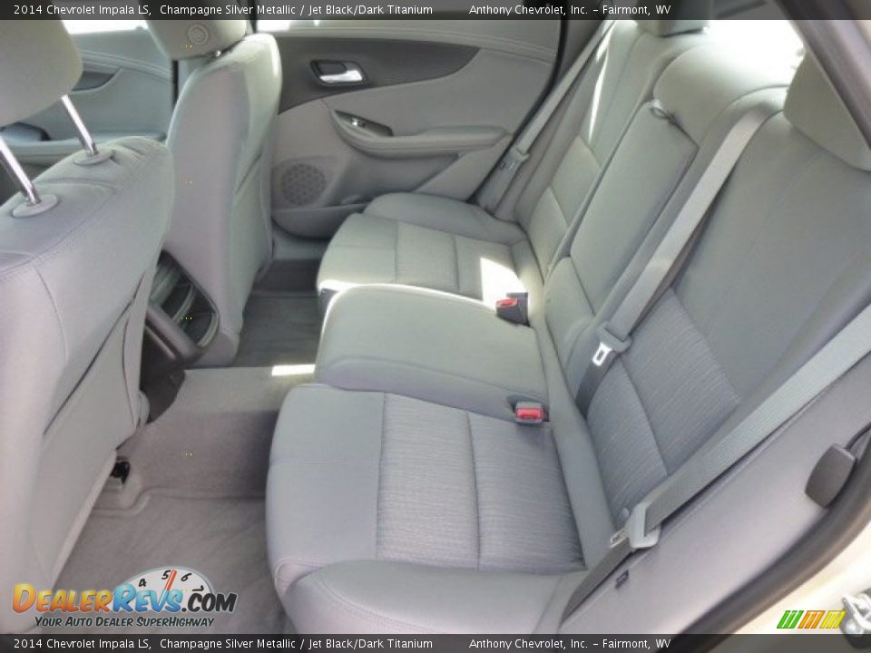 2014 Chevrolet Impala LS Champagne Silver Metallic / Jet Black/Dark Titanium Photo #13