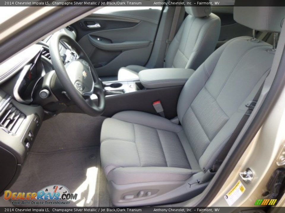 2014 Chevrolet Impala LS Champagne Silver Metallic / Jet Black/Dark Titanium Photo #15