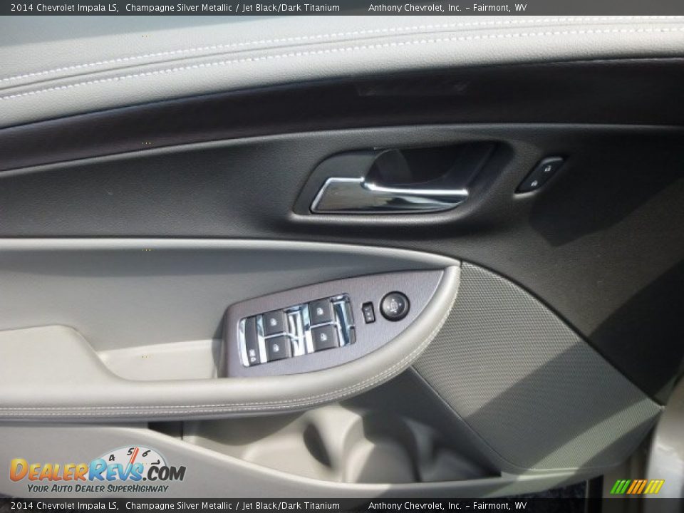 2014 Chevrolet Impala LS Champagne Silver Metallic / Jet Black/Dark Titanium Photo #17