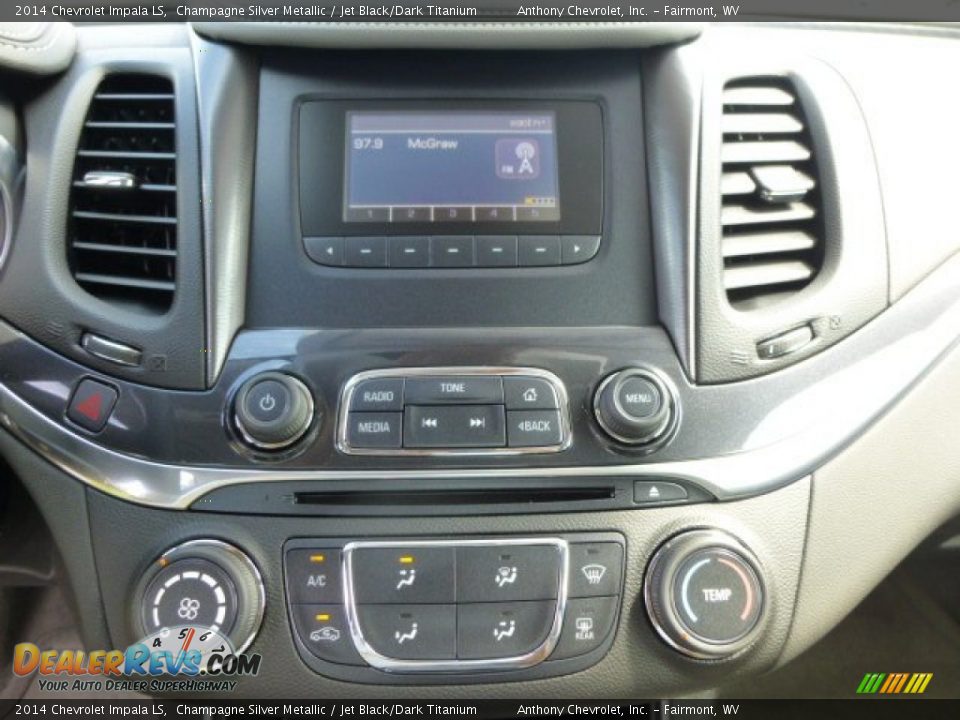 2014 Chevrolet Impala LS Champagne Silver Metallic / Jet Black/Dark Titanium Photo #19