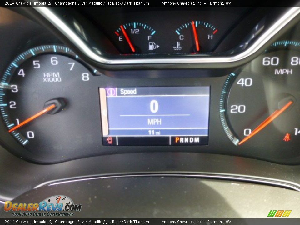 2014 Chevrolet Impala LS Champagne Silver Metallic / Jet Black/Dark Titanium Photo #20