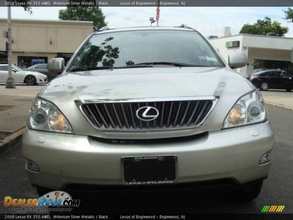 2008 Lexus RX 350 AWD Millenium Silver Metallic / Black Photo #2