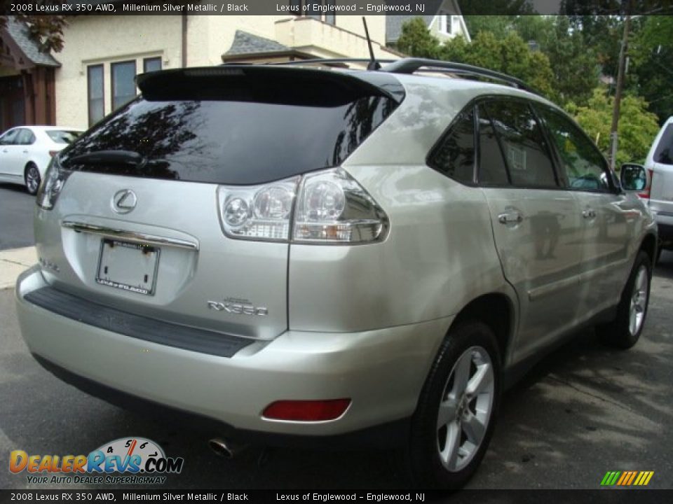 2008 Lexus RX 350 AWD Millenium Silver Metallic / Black Photo #4