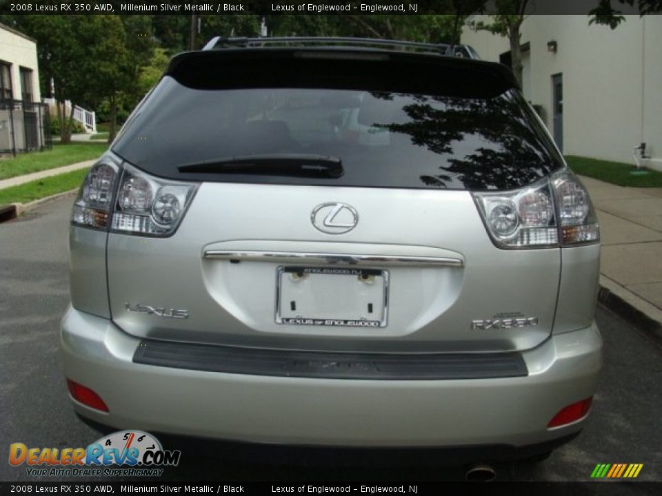 2008 Lexus RX 350 AWD Millenium Silver Metallic / Black Photo #5