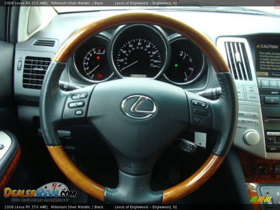 2008 Lexus RX 350 AWD Millenium Silver Metallic / Black Photo #13