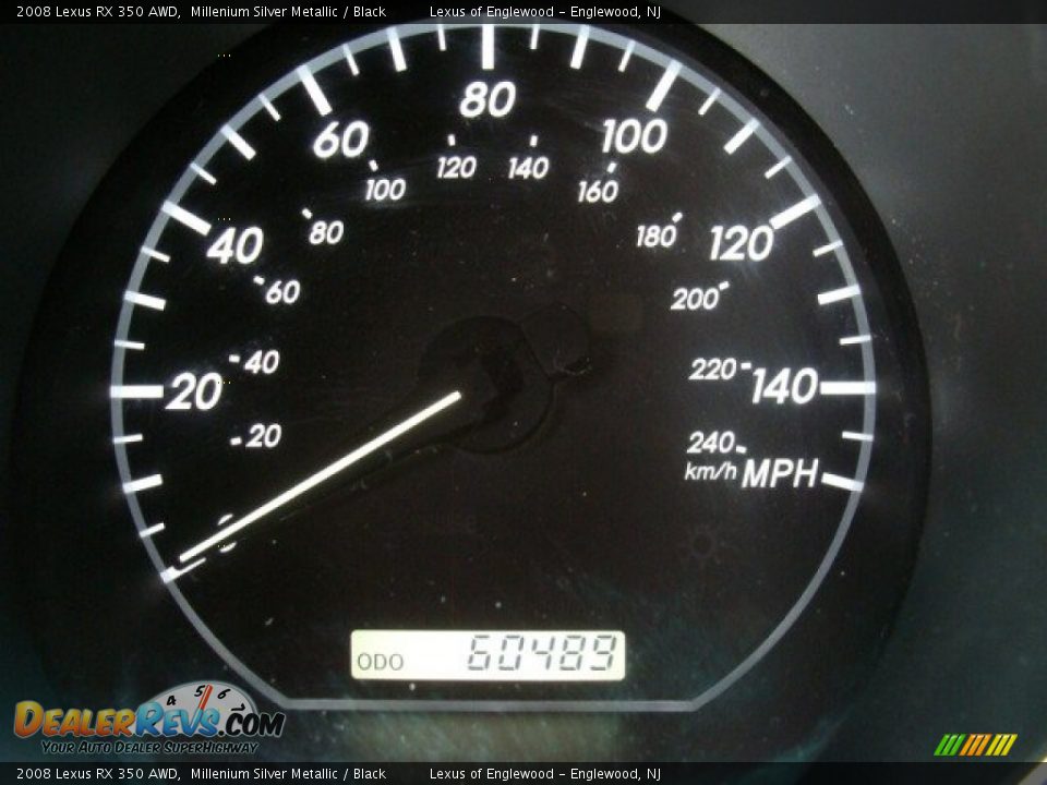 2008 Lexus RX 350 AWD Millenium Silver Metallic / Black Photo #16
