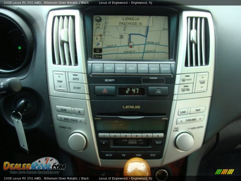 2008 Lexus RX 350 AWD Millenium Silver Metallic / Black Photo #17