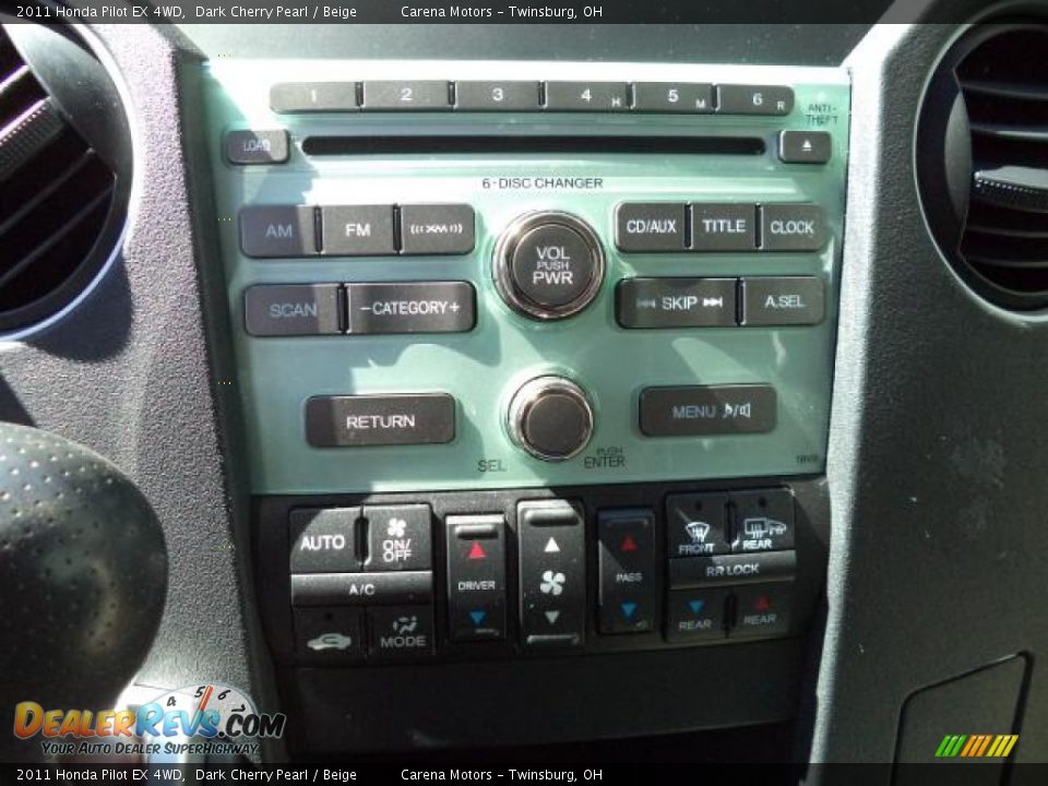 2011 Honda Pilot EX 4WD Dark Cherry Pearl / Beige Photo #18