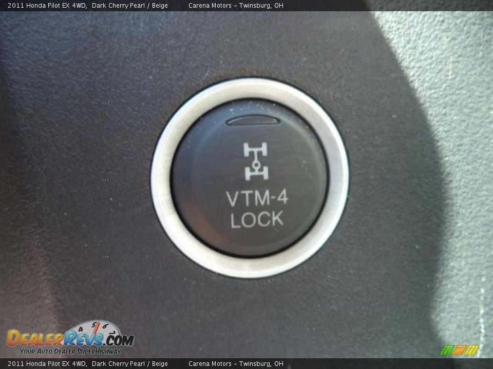 2011 Honda Pilot EX 4WD Dark Cherry Pearl / Beige Photo #19