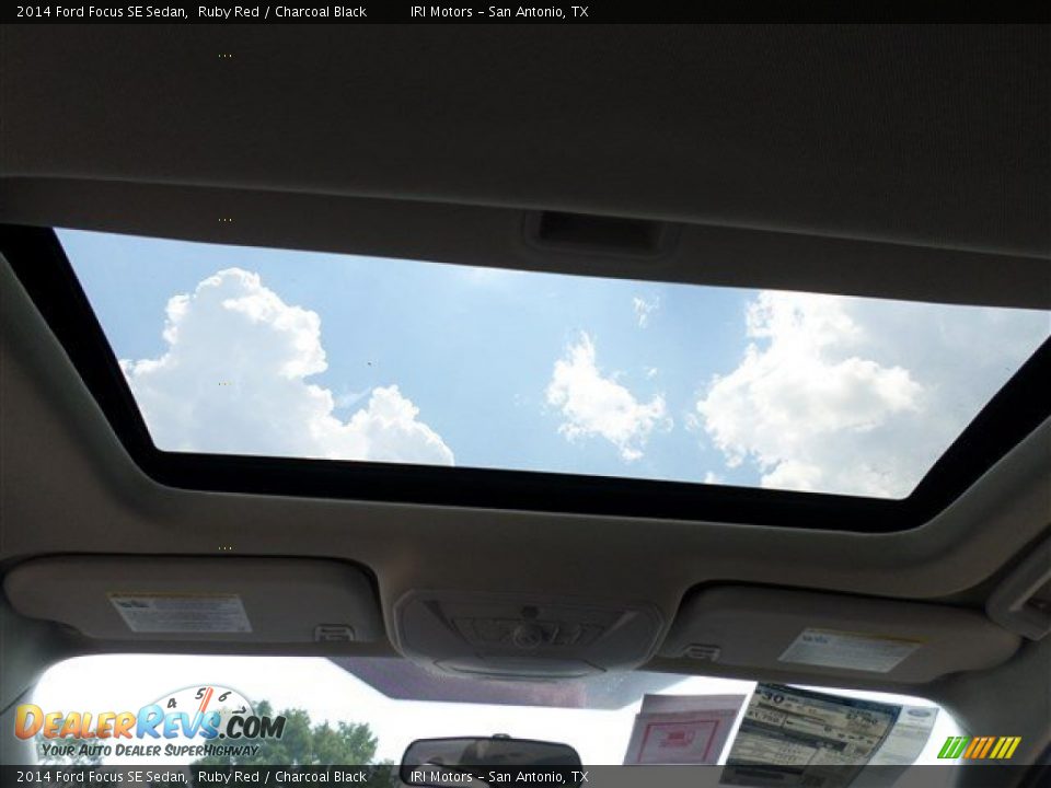 2014 Ford Focus SE Sedan Ruby Red / Charcoal Black Photo #13