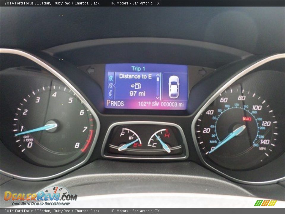 2014 Ford Focus SE Sedan Ruby Red / Charcoal Black Photo #20