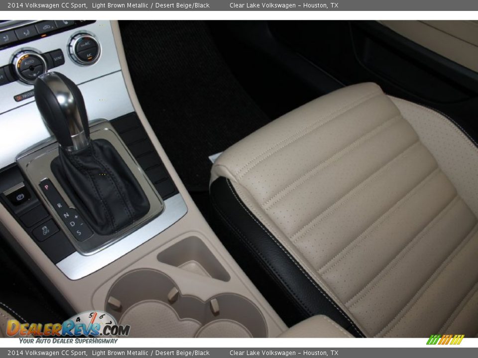 2014 Volkswagen CC Sport Light Brown Metallic / Desert Beige/Black Photo #16