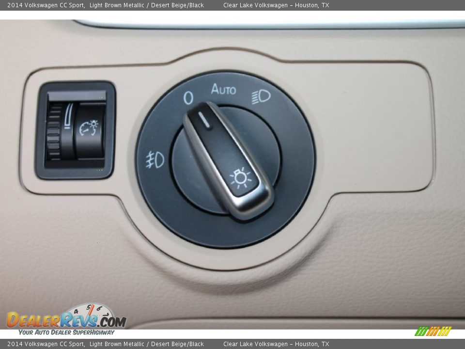 2014 Volkswagen CC Sport Light Brown Metallic / Desert Beige/Black Photo #25