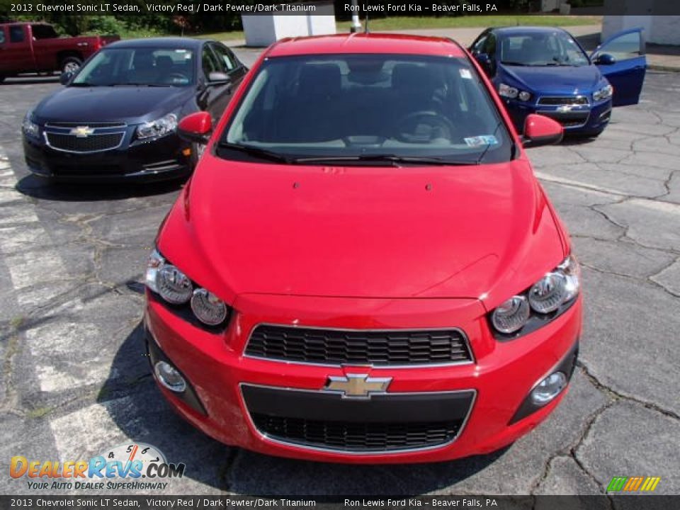 2013 Chevrolet Sonic LT Sedan Victory Red / Dark Pewter/Dark Titanium Photo #3