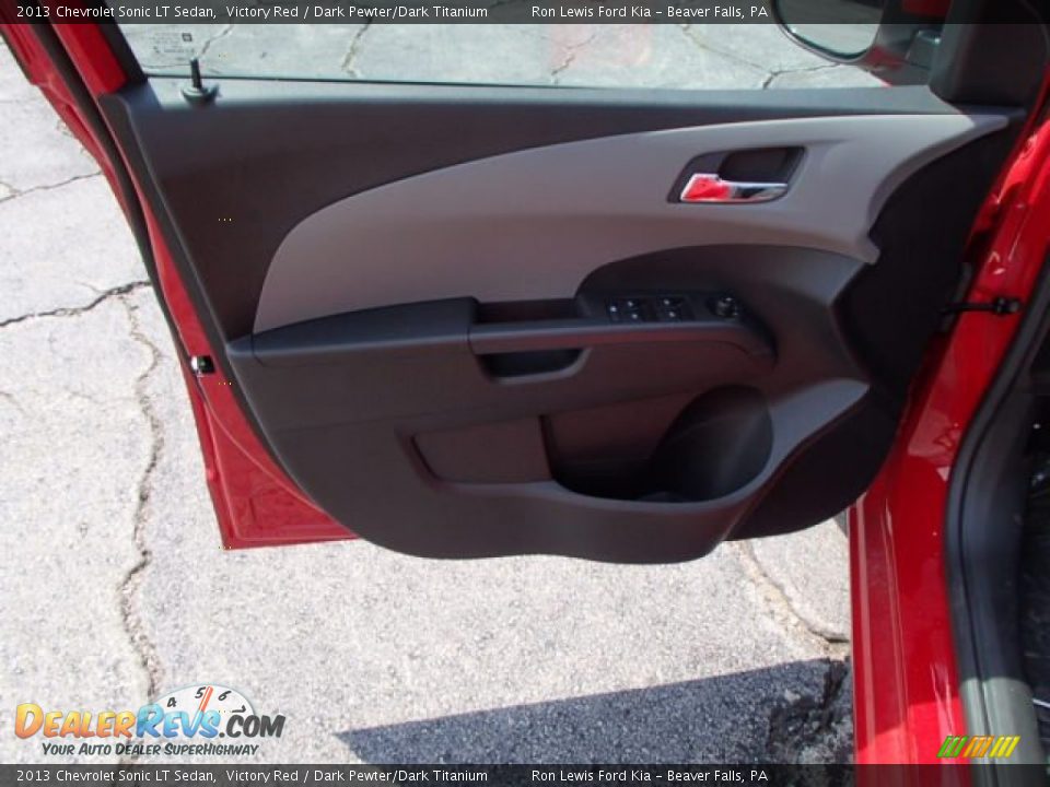 2013 Chevrolet Sonic LT Sedan Victory Red / Dark Pewter/Dark Titanium Photo #11