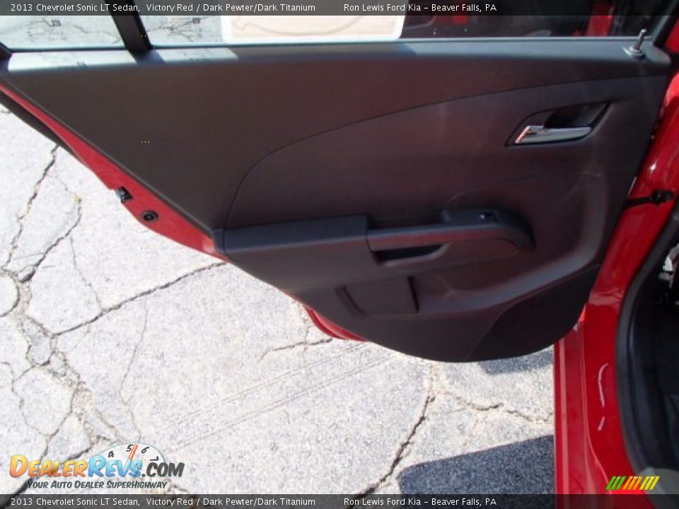 2013 Chevrolet Sonic LT Sedan Victory Red / Dark Pewter/Dark Titanium Photo #13