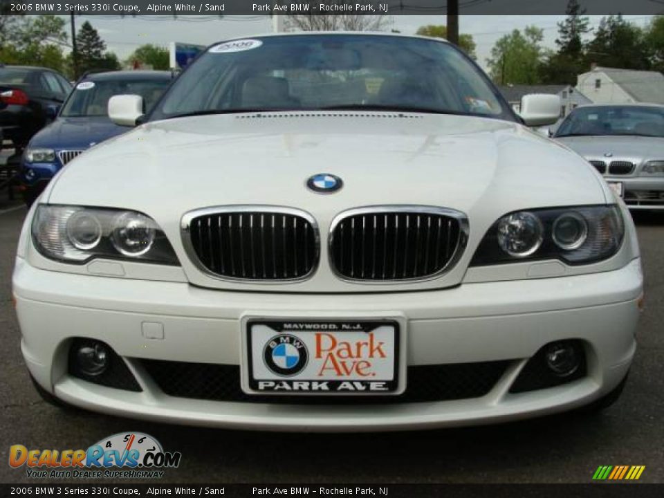 2006 BMW 3 Series 330i Coupe Alpine White / Sand Photo #3