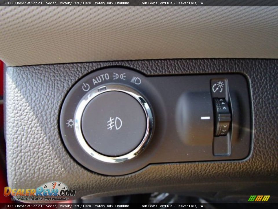 2013 Chevrolet Sonic LT Sedan Victory Red / Dark Pewter/Dark Titanium Photo #19