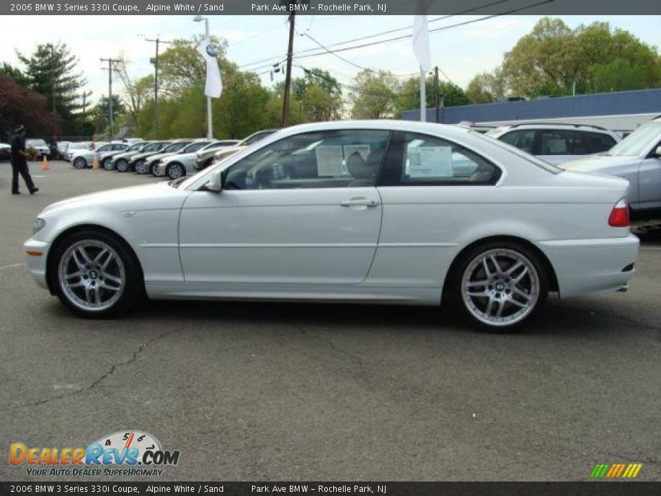 2006 BMW 3 Series 330i Coupe Alpine White / Sand Photo #5